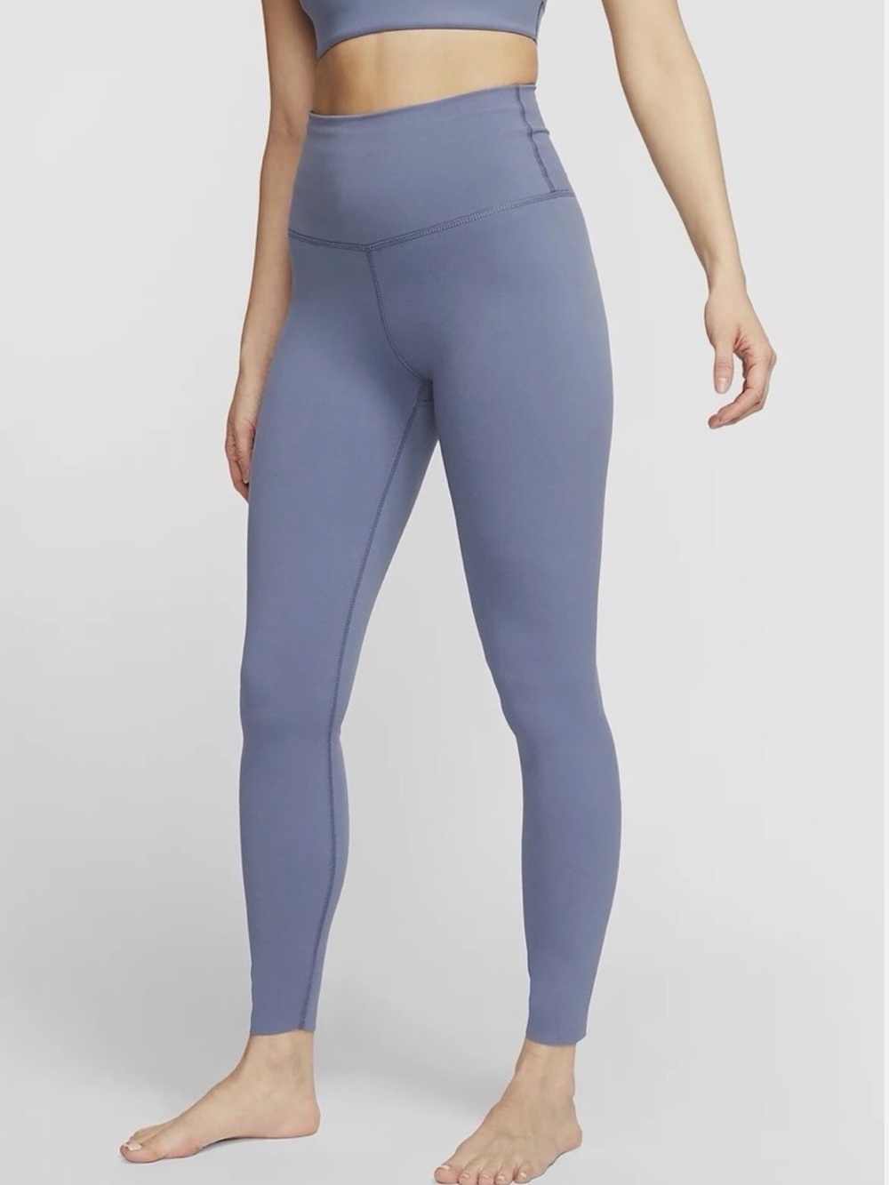 Nike Dri Fit Leggings in Dusty Blue